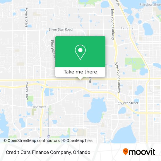 Credit Cars Finance Company map