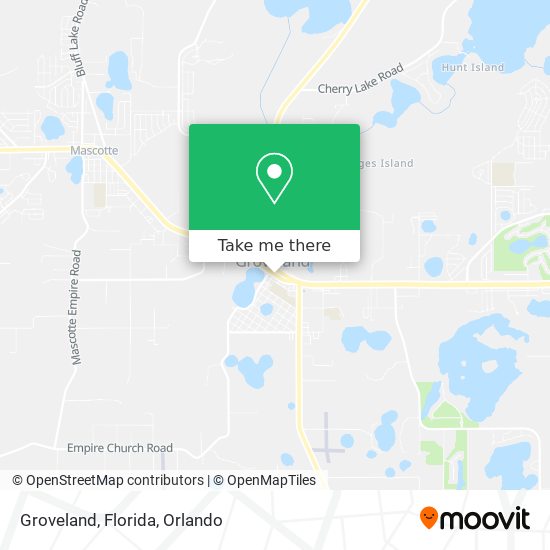 Mapa de Groveland, Florida