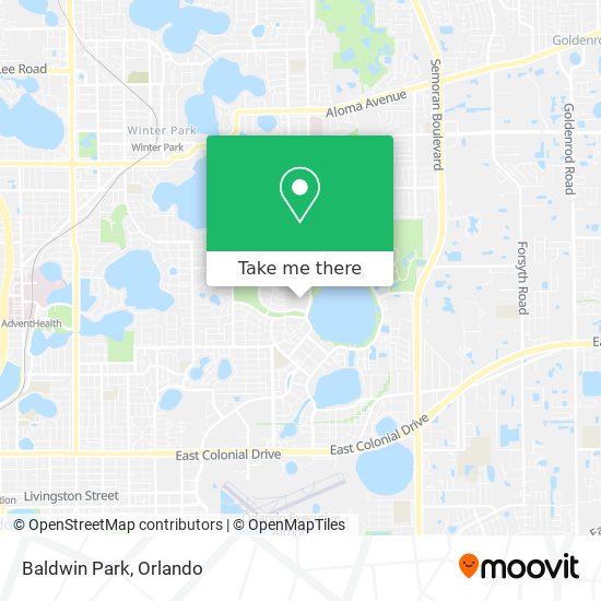 Mapa de Baldwin Park