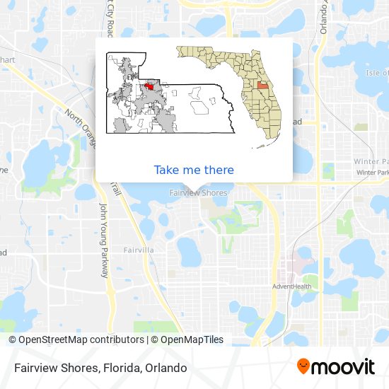 Mapa de Fairview Shores, Florida