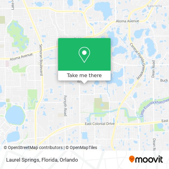 Laurel Springs, Florida map