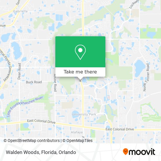 Mapa de Walden Woods, Florida