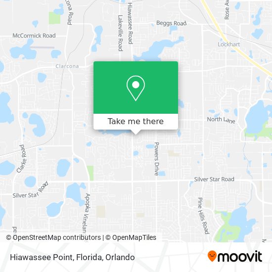 Mapa de Hiawassee Point, Florida