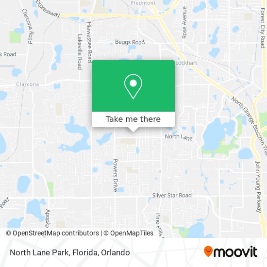 Mapa de North Lane Park, Florida