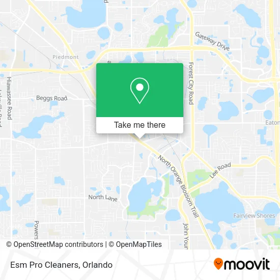 Esm Pro Cleaners map