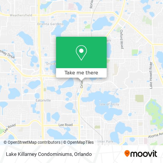 Mapa de Lake Killarney Condominiums