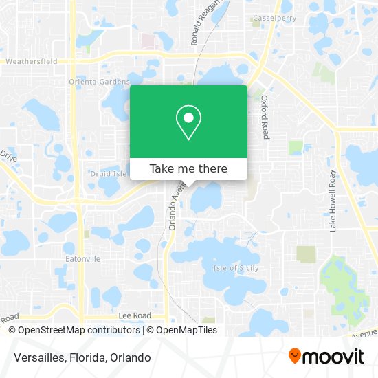 Versailles, Florida map