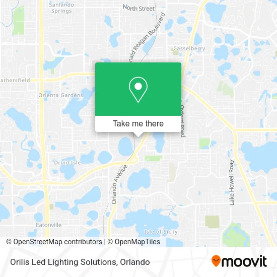 Orilis Led Lighting Solutions map