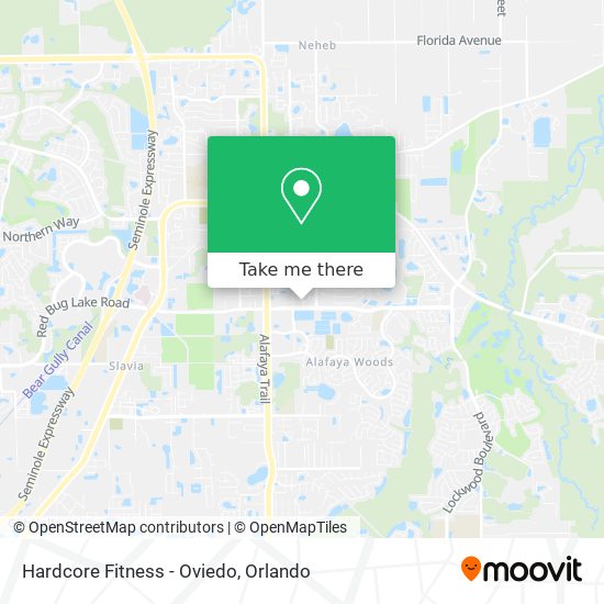 Mapa de Hardcore Fitness - Oviedo