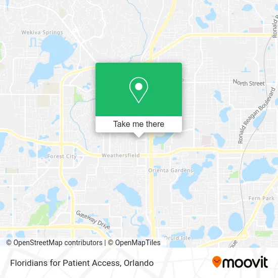 Floridians for Patient Access map