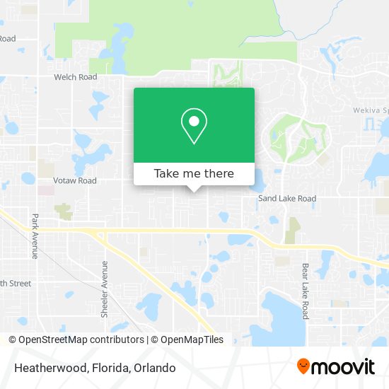 Heatherwood, Florida map