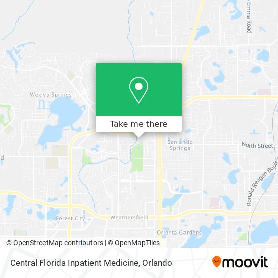 Mapa de Central Florida Inpatient Medicine