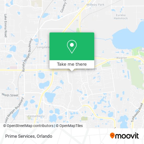 Mapa de Prime Services