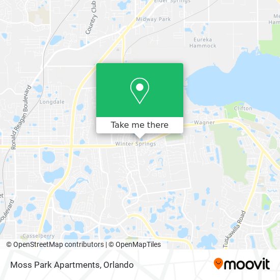 Mapa de Moss Park Apartments