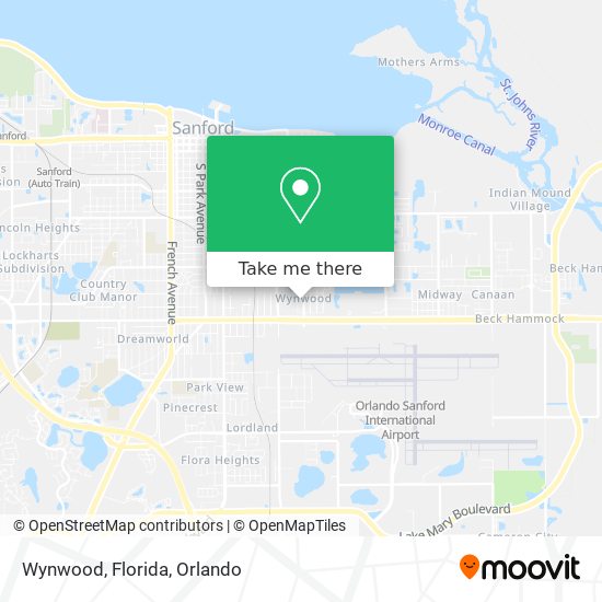 Wynwood, Florida map