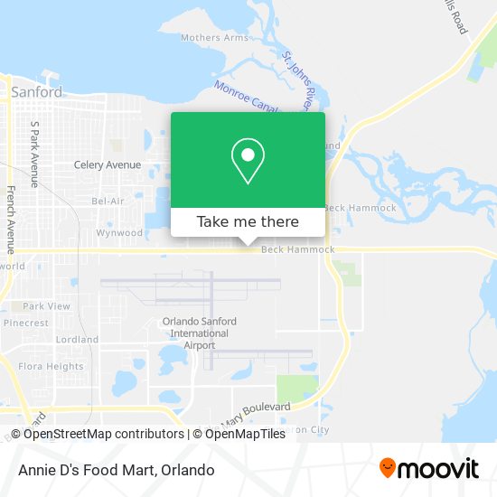 Mapa de Annie D's Food Mart