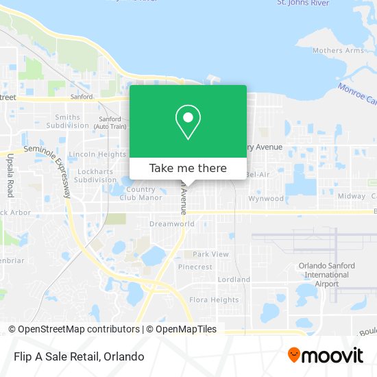 Flip A Sale Retail map