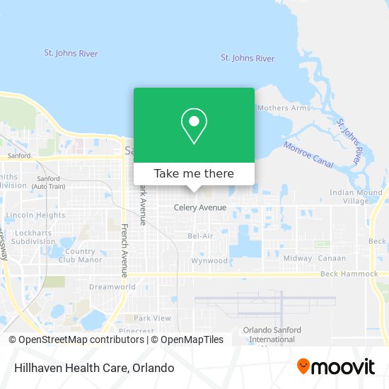 Hillhaven Health Care map