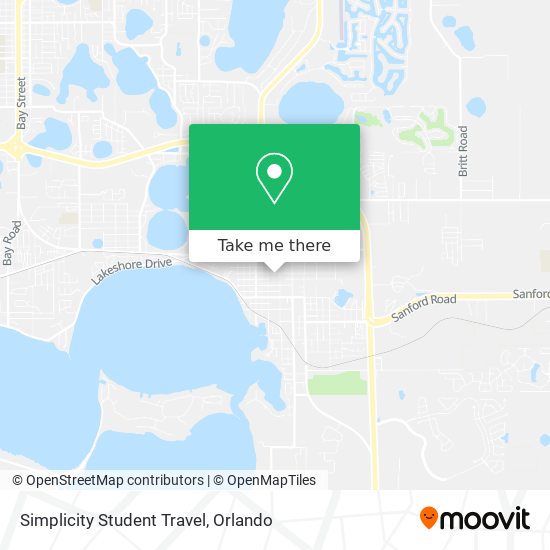 Simplicity Student Travel map