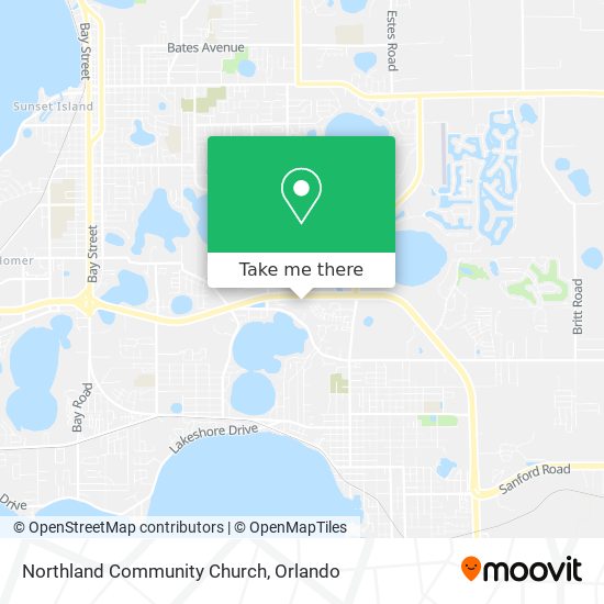 Northland Community Church map
