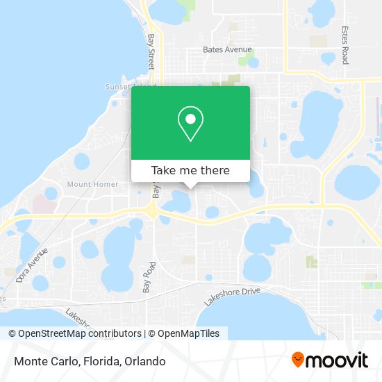 Monte Carlo, Florida map