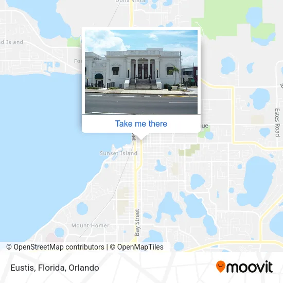 Eustis, Florida map