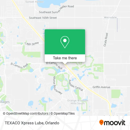 TEXACO Xpress Lube map
