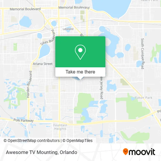 Awesome TV Mounting map