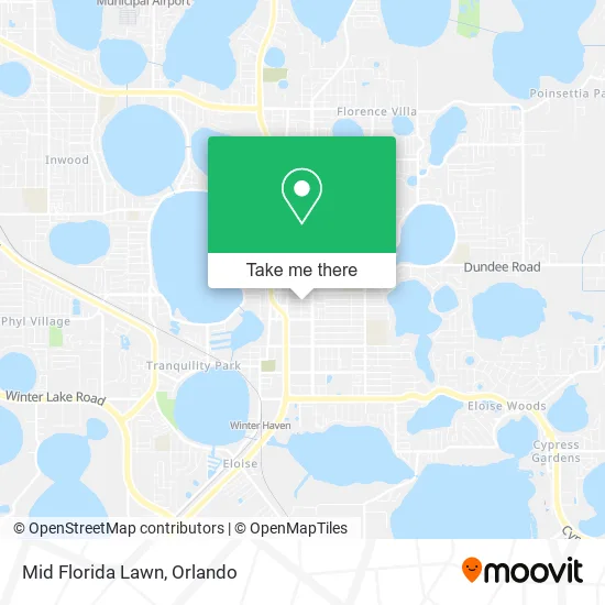 Mid Florida Lawn map