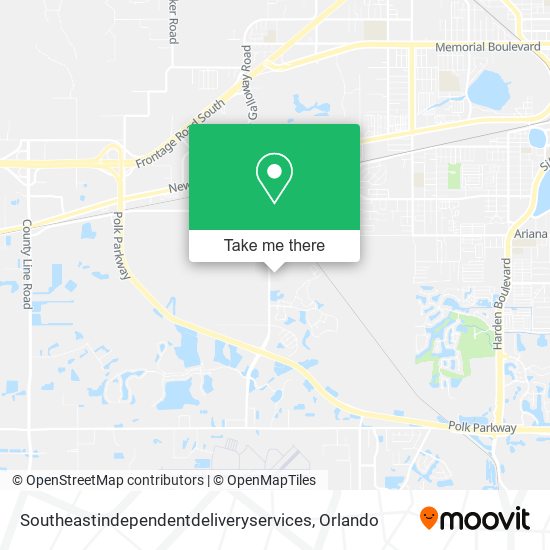 Southeastindependentdeliveryservices map