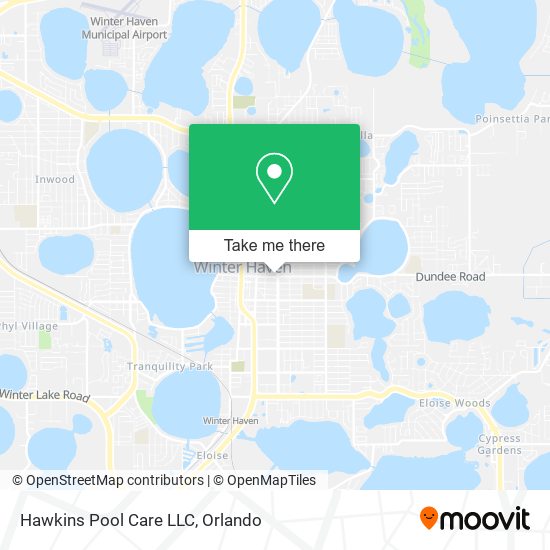 Mapa de Hawkins Pool Care LLC