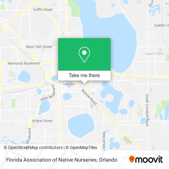Florida Association of Native Nurseries map