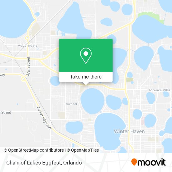 Mapa de Chain of Lakes Eggfest