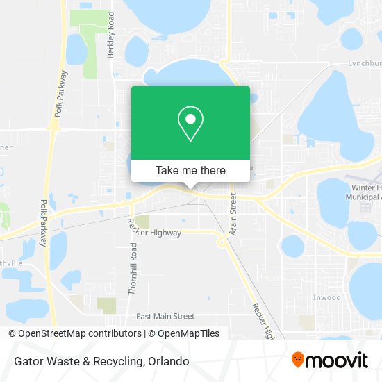 Gator Waste & Recycling map