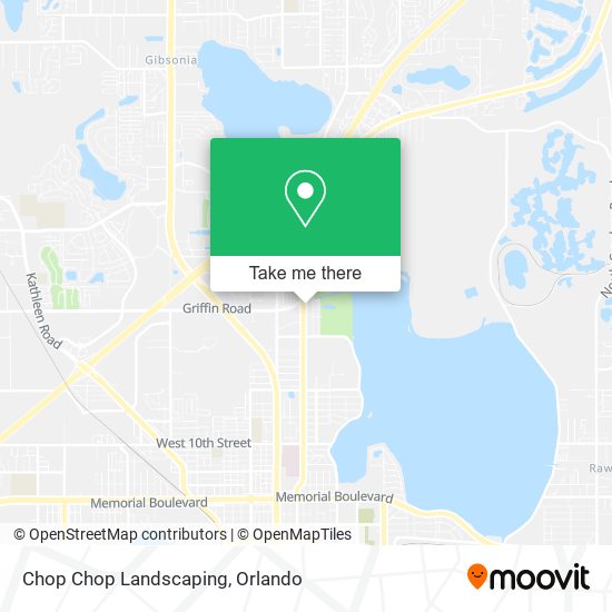 Chop Chop Landscaping map