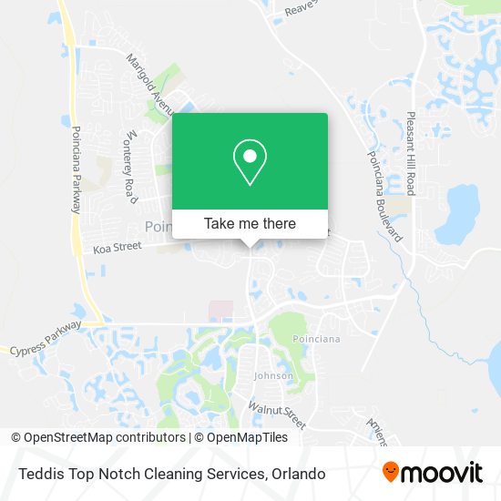 Teddis Top Notch Cleaning Services map