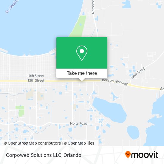 Corpoweb Solutions LLC map
