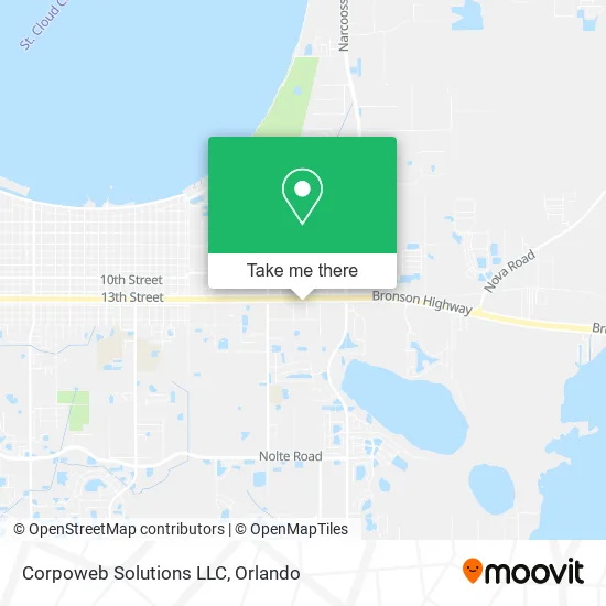 Corpoweb Solutions LLC map