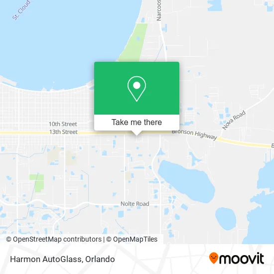 Harmon AutoGlass map