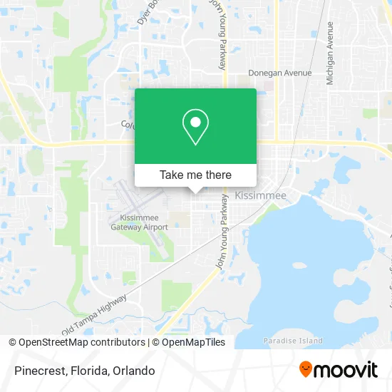 Mapa de Pinecrest, Florida