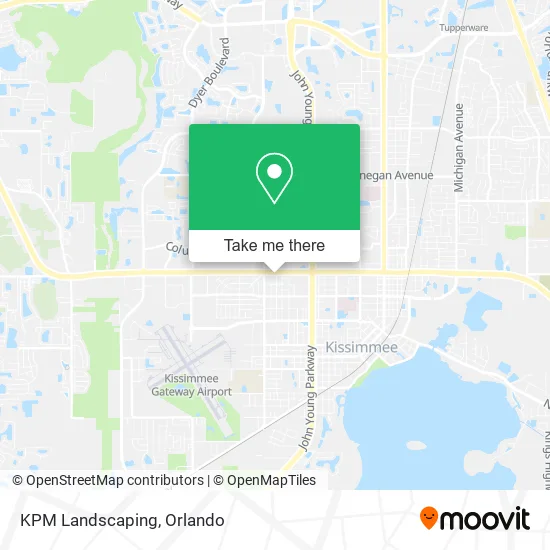 KPM Landscaping map