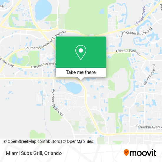 Miami Subs Grill map