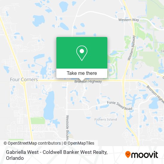 Gabriella West - Coldwell Banker West Realty map