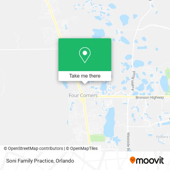 Soni Family Practice map