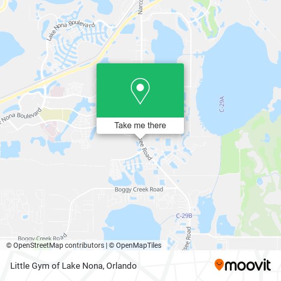 Little Gym of Lake Nona map
