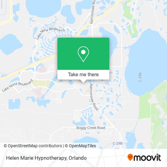 Helen Marie Hypnotherapy map