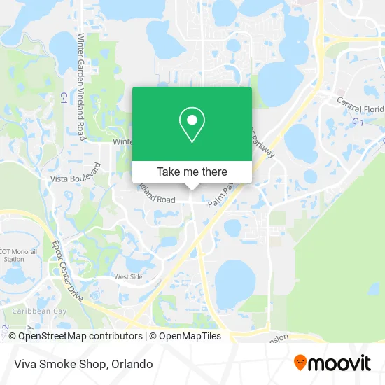 Viva Smoke Shop map
