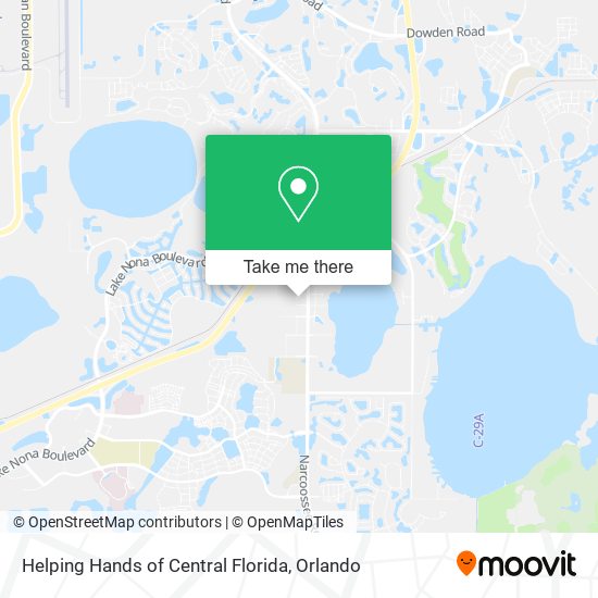 Mapa de Helping Hands of Central Florida