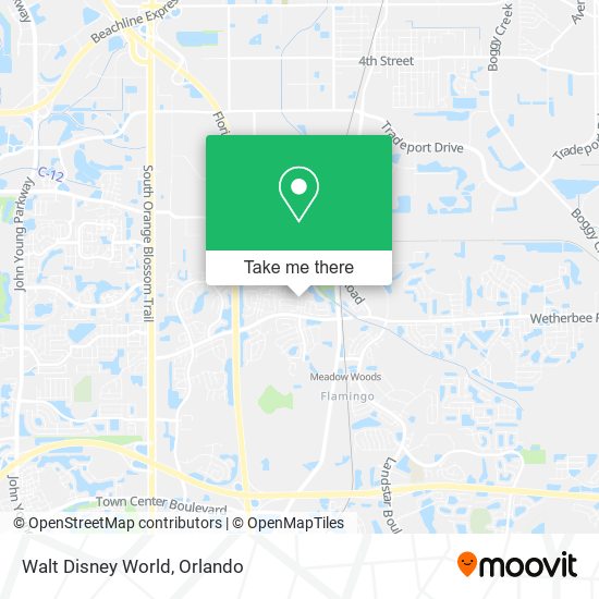 Mapa de Walt Disney World