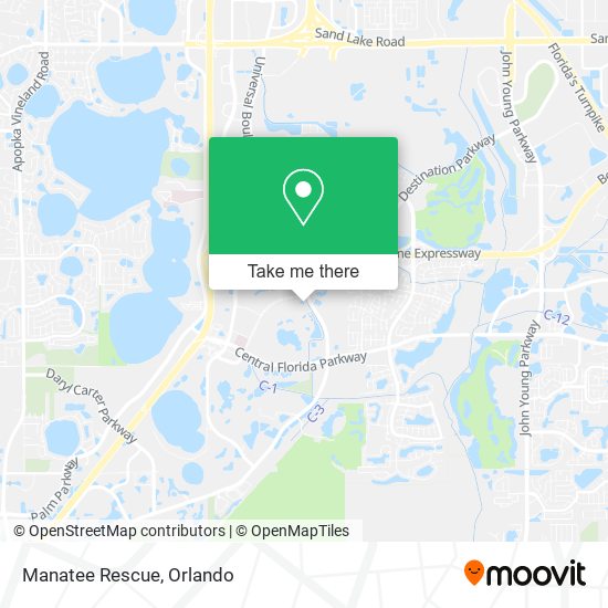 Manatee Rescue map